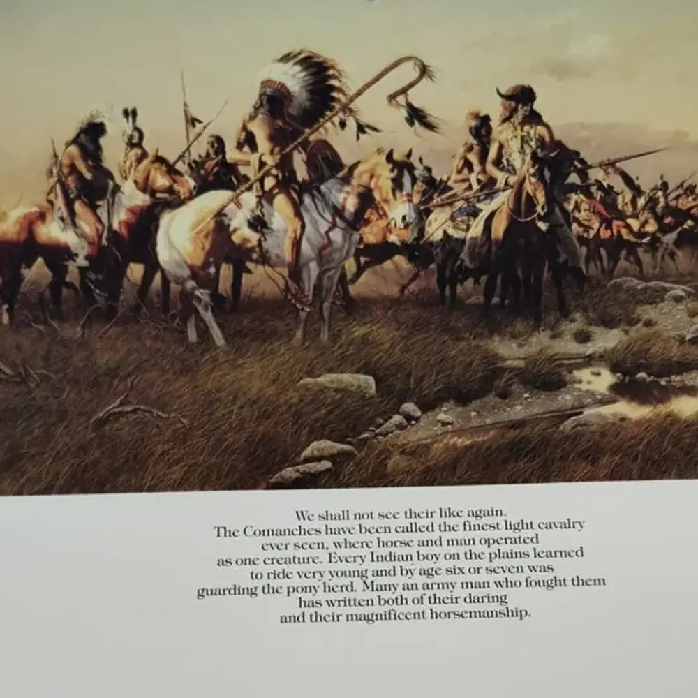Frank McCarthy & Louis L'Amour Calendar 1982 with L'Amour's West Map